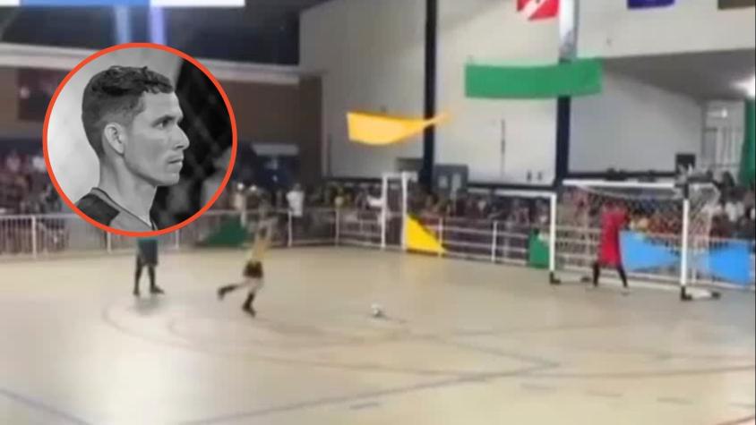 VIDEO | Portero muere tras atajar un penal en torneo de futsal en Brasil