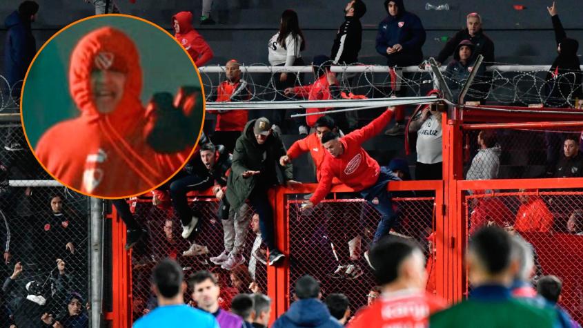 Fue capturado en otro estadio: Detienen a primer barrista de Independiente involucrado en la barbarie en Avellaneda