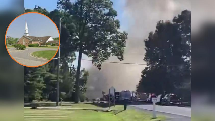 Reportan tiroteo y devastador incendio en iglesia mormona de Michigan: Tirador se suicidó y hay varios niños heridos