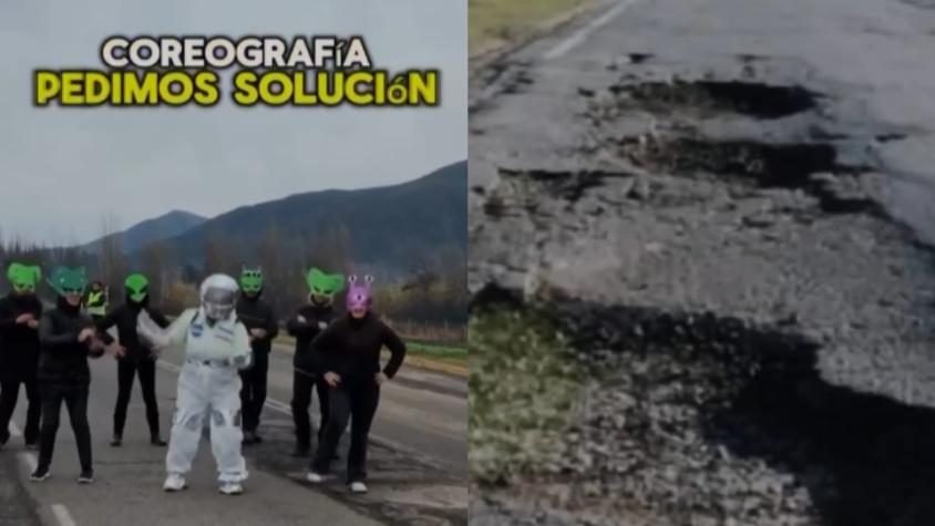 Vecinos de San Vicente protestan con reguetón por el mal estado de la Ruta de la Fruta