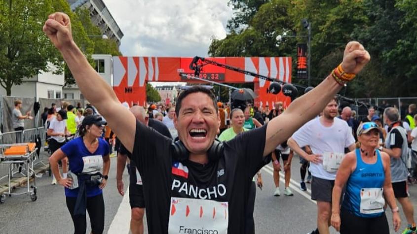 El nuevo logro deportivo de Pancho Saavedra: Corrió su primera media maratón