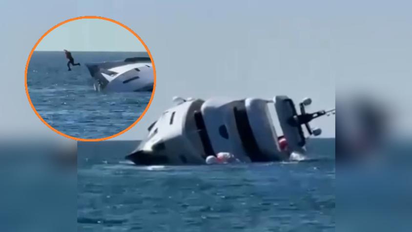 Yate de lujo se hundió 15 minutos después de su inauguración: dueño debió saltar para no ser succionado como en "Titanic" Yate de lujo se hundió 15 minutos después de su inauguración: dueño debió saltar para no ser succionado como en "Titanic"