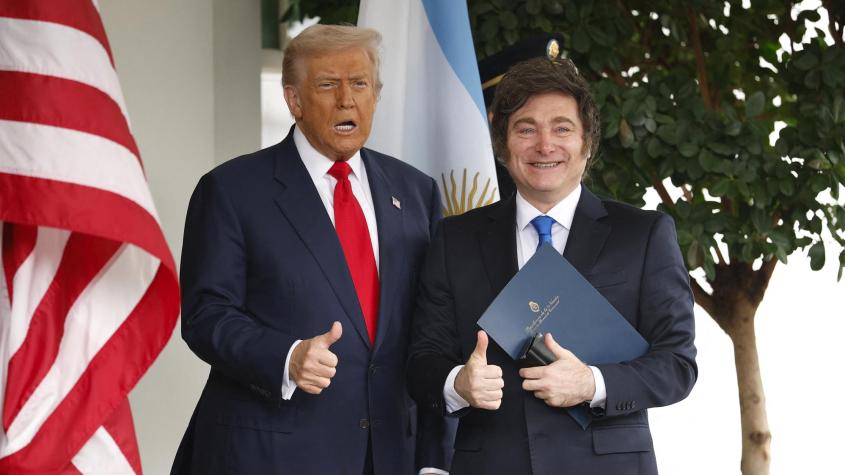 Trump felicita a Milei por su "victoria aplastante" en legislativas de Argentina