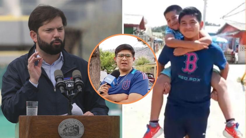 Hermano de niño fallecido en choque de furgón en Recoleta agradeció al Presidente Boric: “Se ha portado un 7”