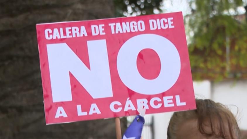 Vecinos protestan por anuncio de posible cárcel en Calera de Tango