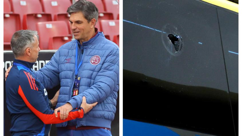 "Fue de urgencia": La "reunión express" entre dirigentes de la U y Lanús tras los piedrazos al bus en el Nacional