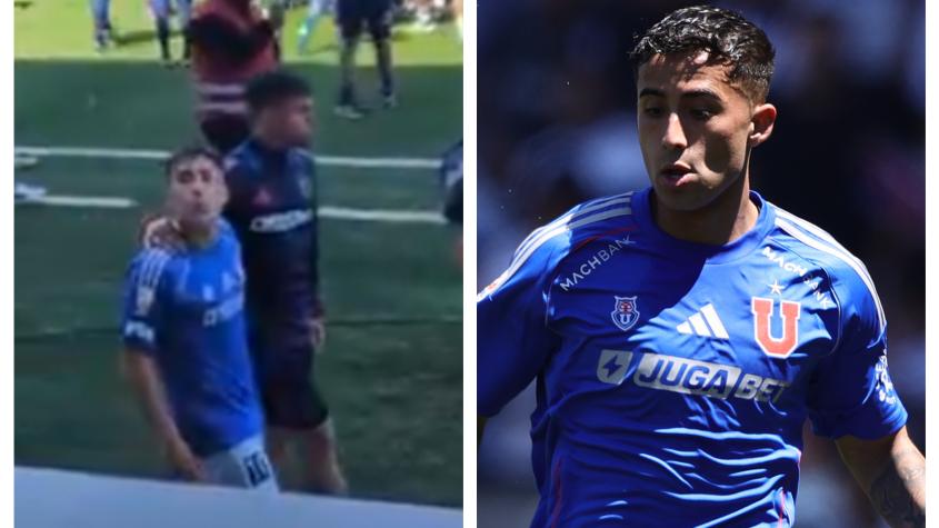 La UC denuncia a Lucas Assadi por su escupitajo en el Clásico Universitario: arriesga severo castigo