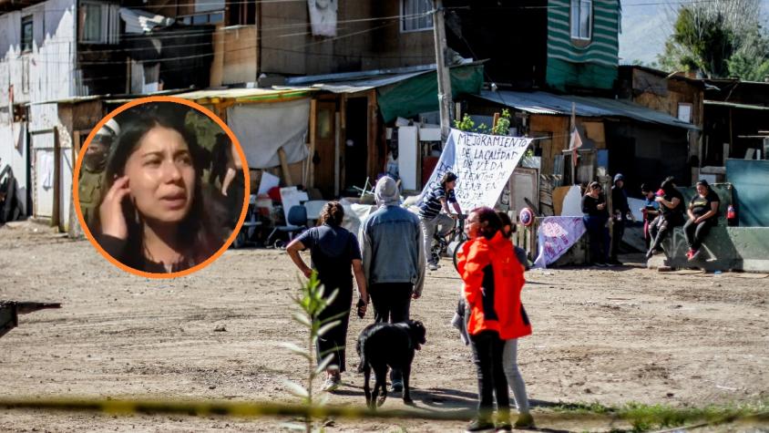 "Eres una delincuente, no te vamos a arrendar": Joven madre relata dura realidad en pleno desalojo de toma en La Florida