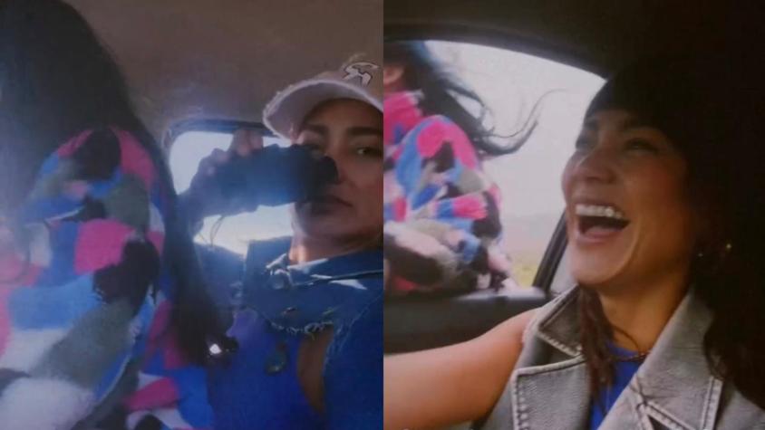 "Me ayuda a manejar": Camila Recabarren genera preocupación por polémico video con su hija de 12 años