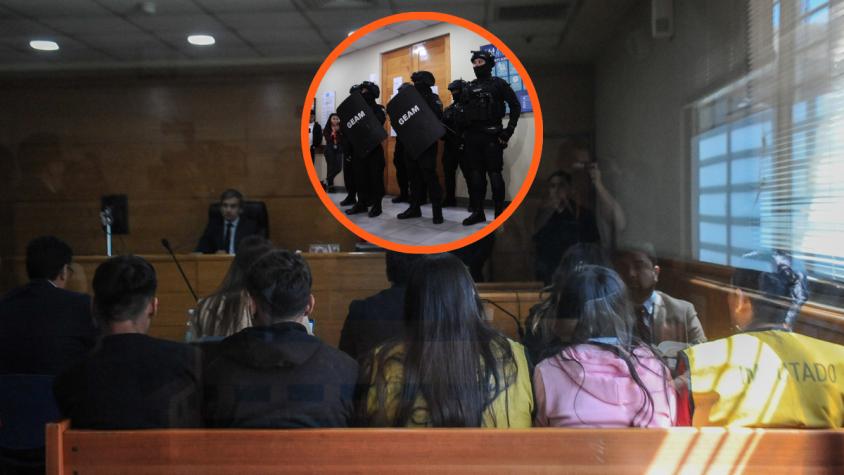 Máximo resguardo en formalización de los cinco detenidos por el homicidio de Krishna Aguilera