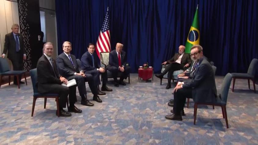 Trump dice que tuvo una ‘buena reunión’ con Lula, pero no se compromete a un acuerdo comercial