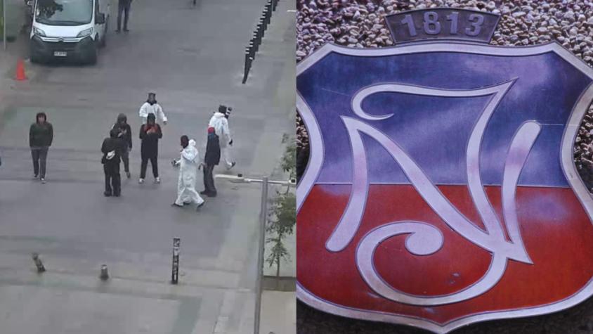 VIDEO muestra a los encapuchados que rociaron con bencina a profesoras del Instituto Nacional