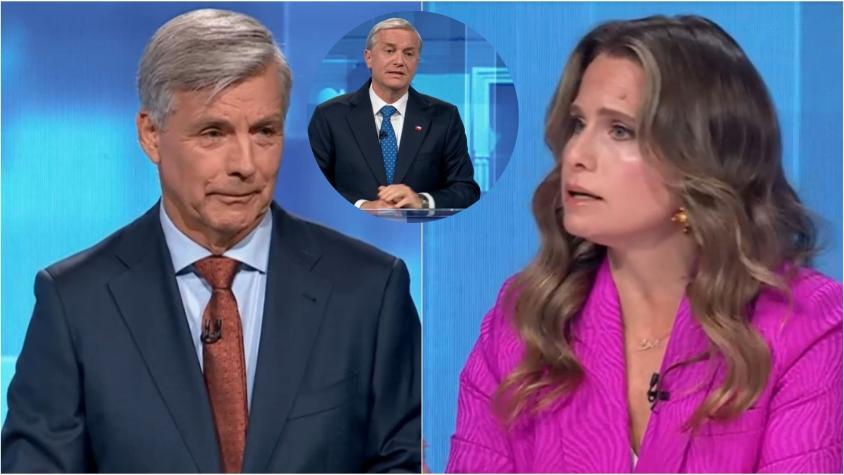 "No quiero ser acusete": El momento que protagonizó Mayne-Nicholls con Kast al inicio del debate Anatel