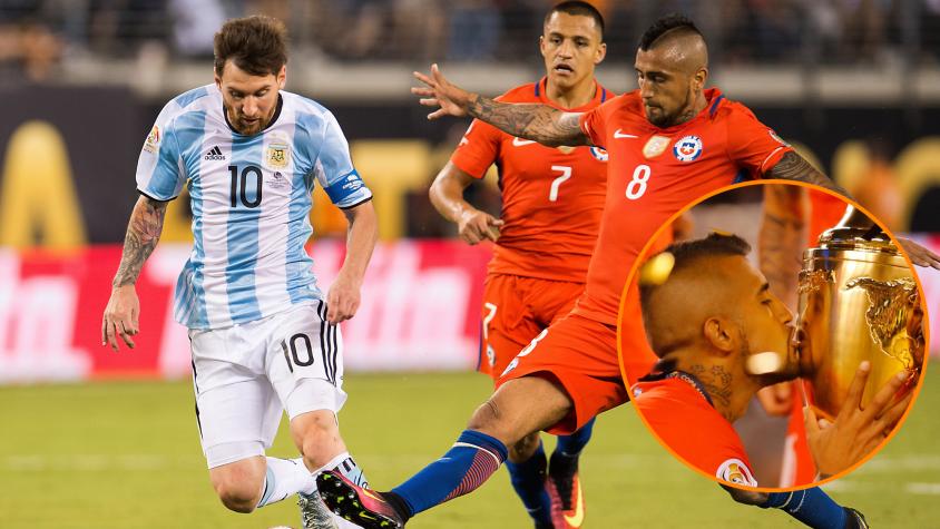 "Si le llegaba a Messi...": Vidal explica la fórmula secreta de Chile en la final de la Copa América Centenario