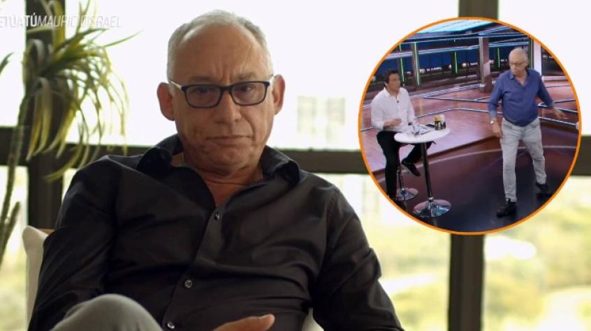 Mauricio Israel abandonó su programa de TV para encarar en vivo a JC Rodríguez por entrevistar a su "hijo oculto"