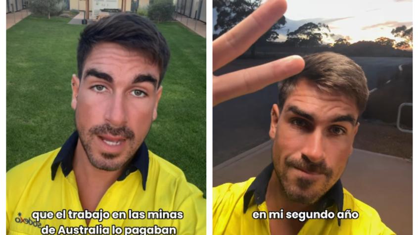 Chileno en Australia revela cuánto ganó trabajando diez días en las minas: "Nunca me imaginé esto"
