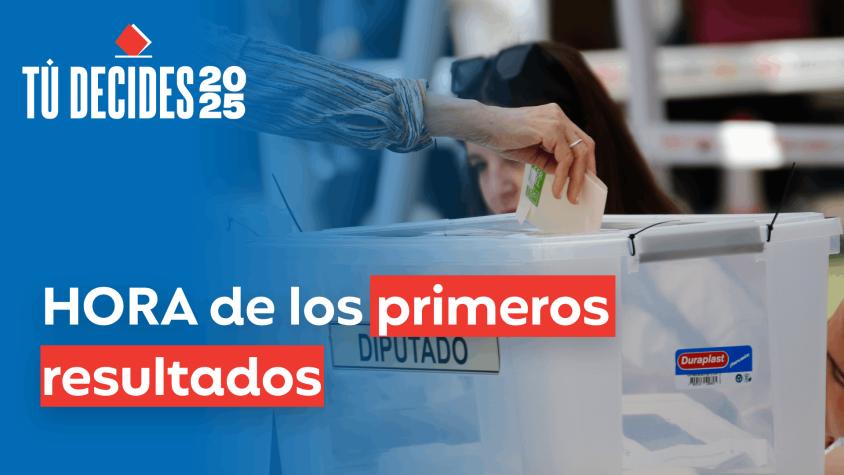 Elecciones 2025: ¿A qué hora se conocerán los primeros resultados?