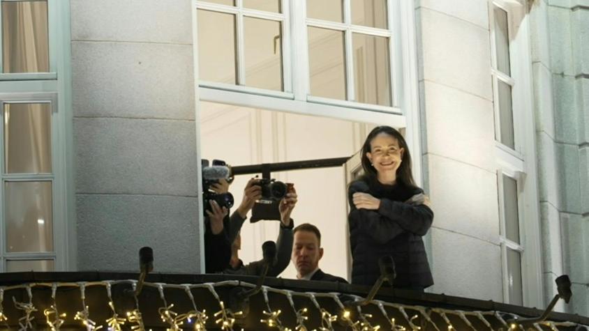 María Corina Machado hace su primera aparición pública después de 11 meses