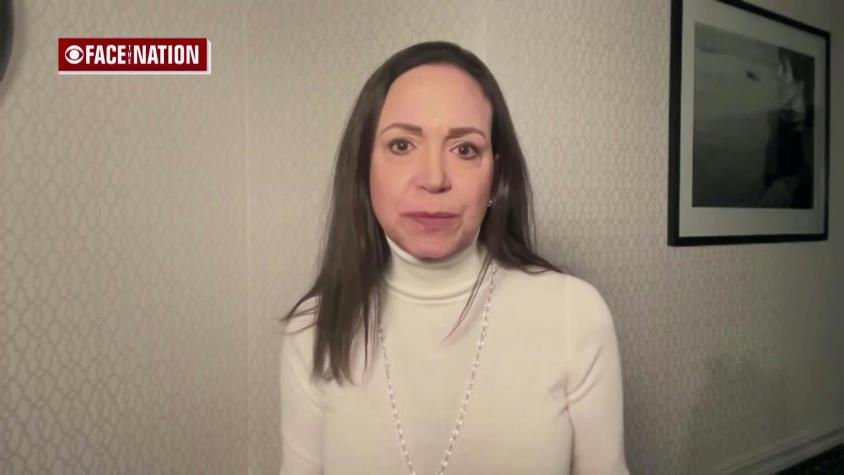 María Corina Machado apoya mayor presión para que "Maduro comprenda que debe irse"