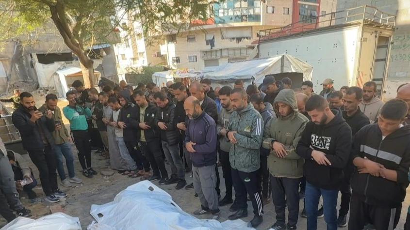 Funerales en Gaza por seis personas muertas en un bombardeo israelí