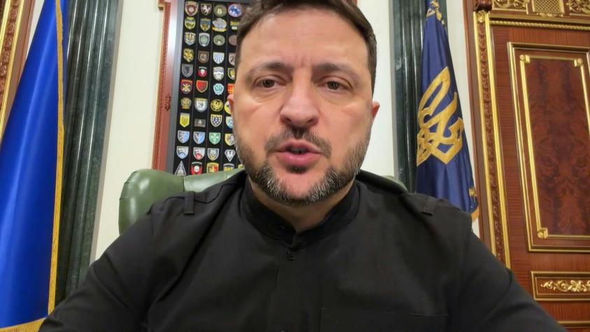 Zelenski discutió "detalles importantes" de plan de alto el fuego con emisarios de EEUU