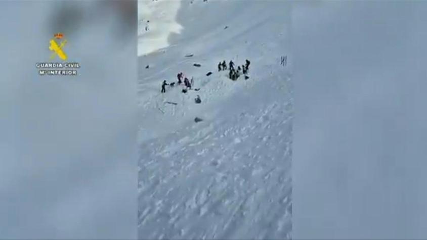 Tres personas fallecidas y una herida tras un alud en los Pirineos en España