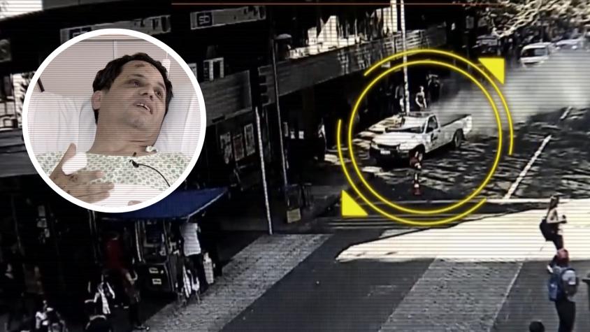 ​​​​​​​Millonaria indemnización para hombre a quien le cayó bloque de cemento en la cabeza desde piso 14 en Santiago