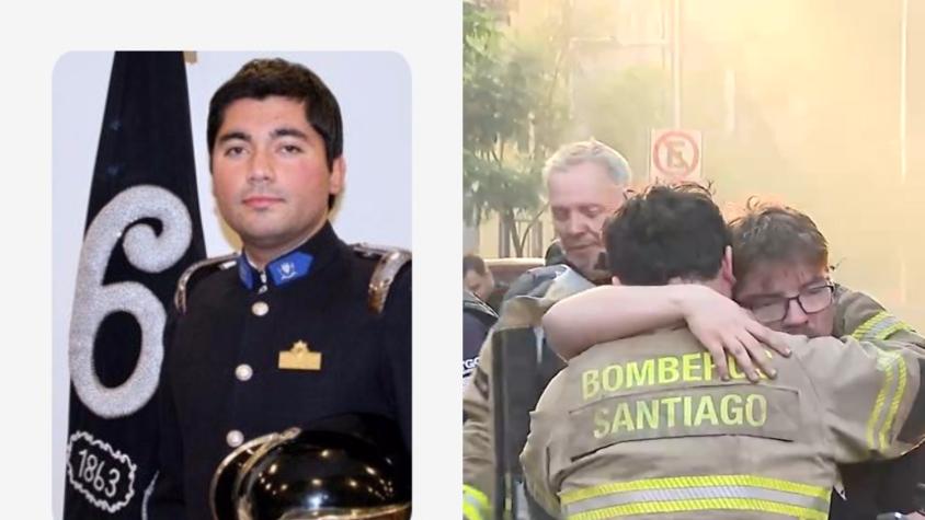 "Se destacó siempre por su compromiso": Quién era el bombero que murió combatiendo incendio en cité de Santiago "Se destacó siempre por su compromiso": Quién era el bombero que murió combatiendo incendio en cité de Santiago