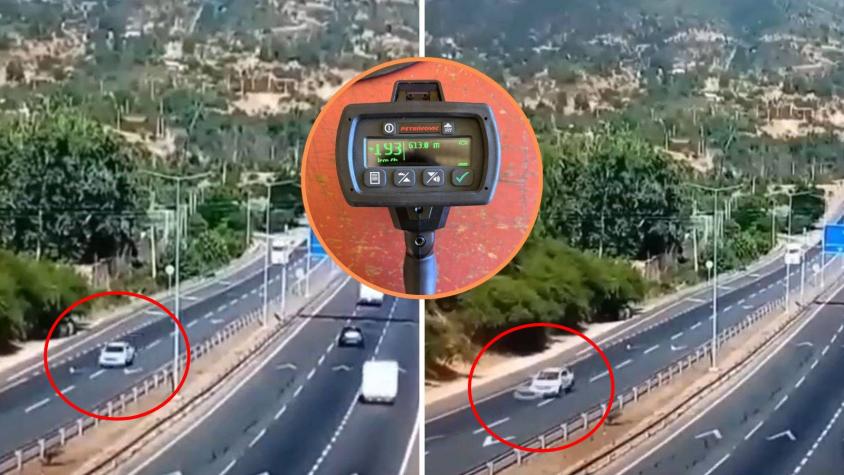 Conductor es captado circulando a 193 km/h por la Ruta 68: terminó detenido
