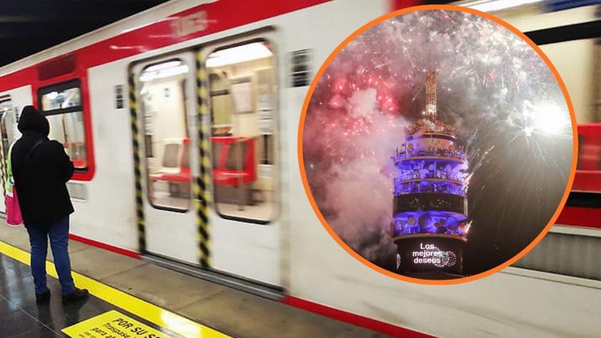 Metro extenderá su horario por Año Nuevo en la Torre Entel: Revisa su funcionamiento
