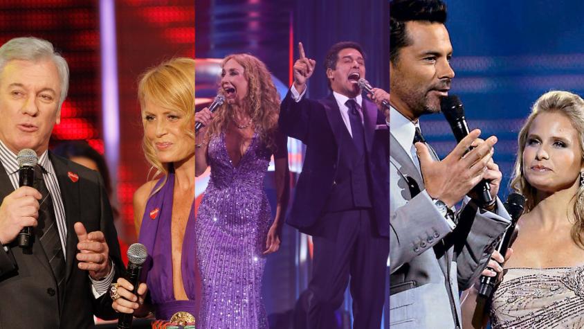 Las duplas de animadores más y menos valoradas en la historia del Festival de Viña, según Cadem 