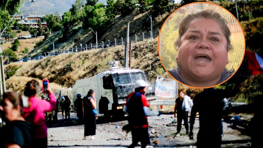 El sentido descargo de mujer desalojada en Cerro 18: "Ahora dónde vamos a pasar una Navidad con todos los niños"