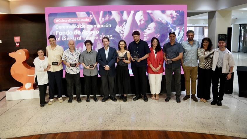 BancoEstado premia a los ganadores del Fondo de Apoyo al Cine y al Teatro 2025