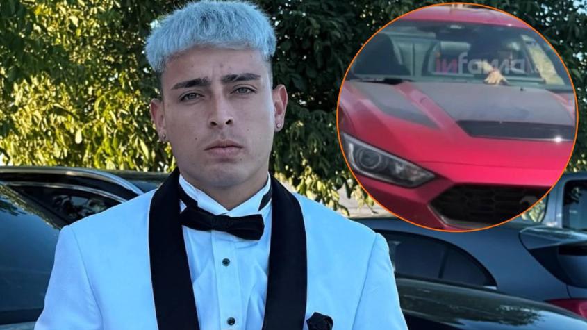 A días de haber sido papá y previo a su cumpleaños: Ak4:20 protagonizó accidente de tránsito en La Reina y esto dijo