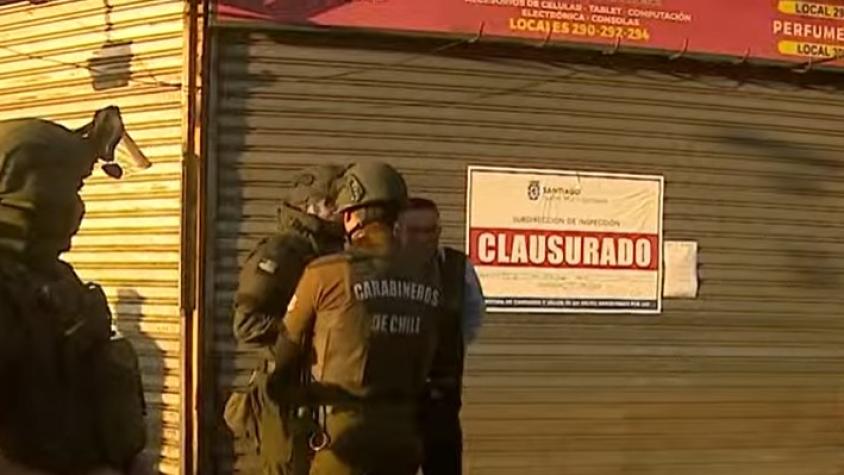 Allanan y clausuran galpón en barrio Franklin: había cerca de 790 locales en su interior