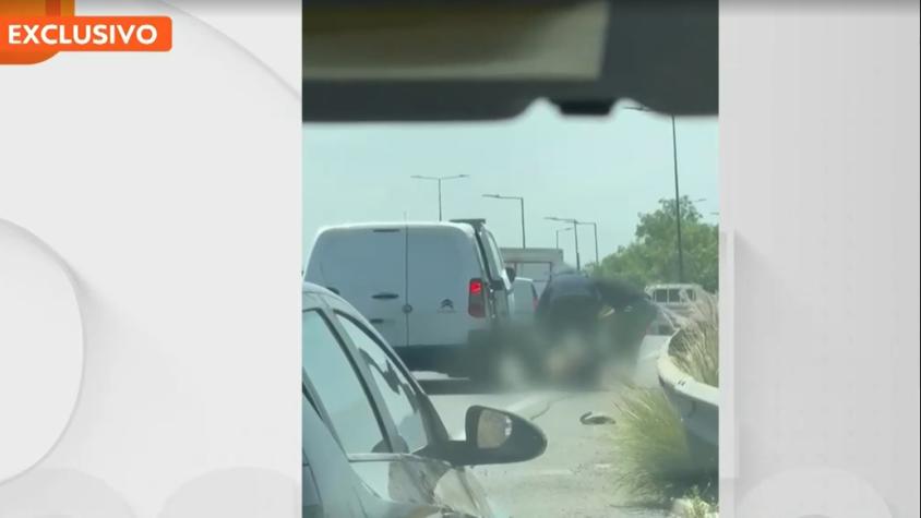 VIDEO | Violento robo con retención de trabajadores en Renca