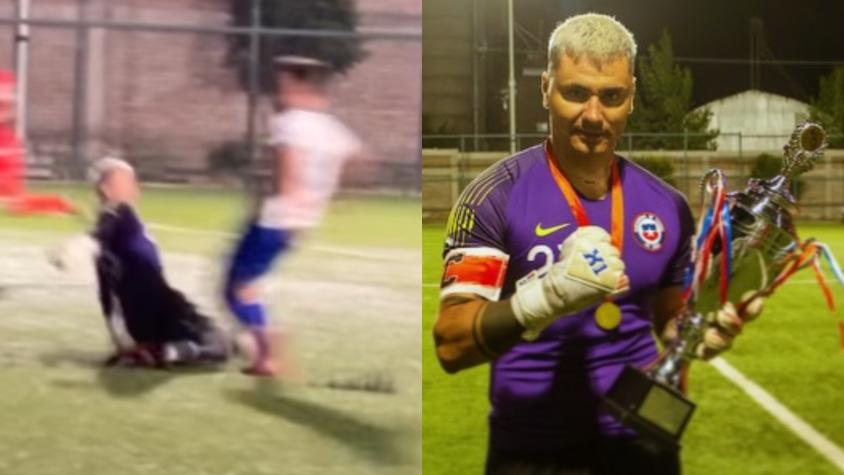 "De un momento a otro me coloqué los guantes": Cristóbal Campos sale campeón de torneo amistoso como arquero de Talagante "De un momento a otro me coloqué los guantes": Cristóbal Campos sale campeón de torneo amistoso como arquero de Talagante