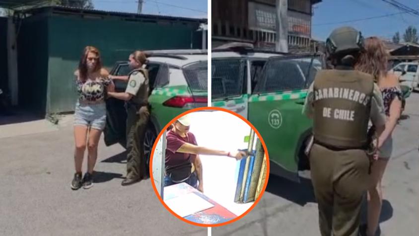 Prisión preventiva para la "Pistolera de Conchalí": Este era el modus operandi de la mujer que asaltaba locales comerciales