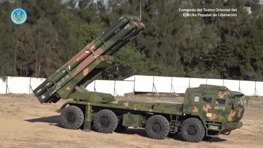 Por segundo día consecutivo de ejercicios militares, China lanza misiles hacia Taiwán