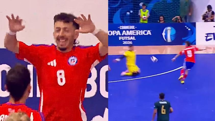 VIDEO | Presionando y de contra: Así fue el primer gol de Chile en la Copa América Futsal 2026