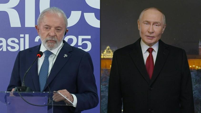Lula y Putin dicen que Sudamérica debe seguir como "zona de paz" tras caída de Maduro