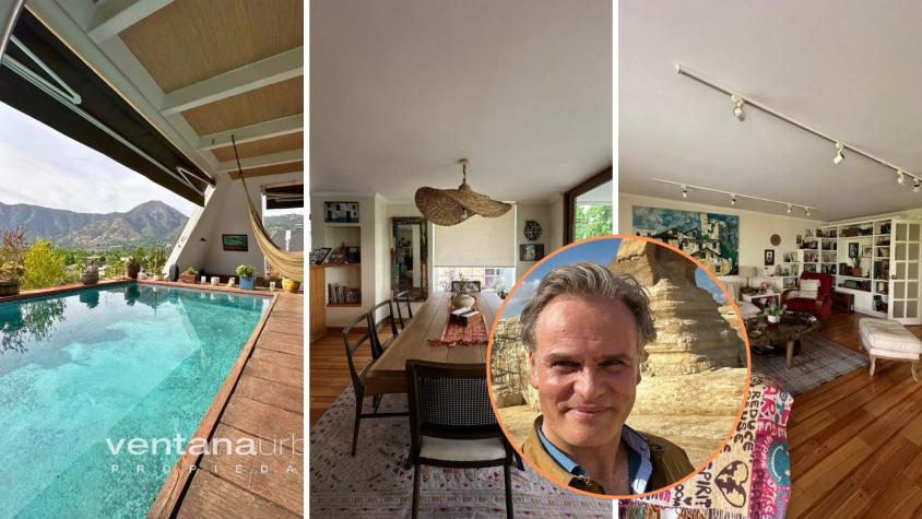 Dos pisos y con una piscina privada: así es el lujoso penthouse que vende Amaro Gómez-Pablos en Vitacura