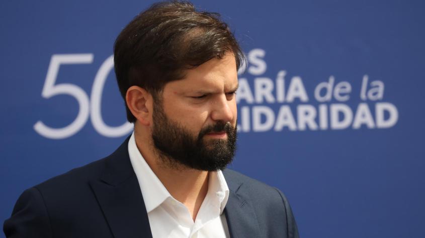 Boric reitera crítica a veredicto del caso Gatica: "Si se establece que una persona le quitó los ojos a otra, no puede haber impunidad"