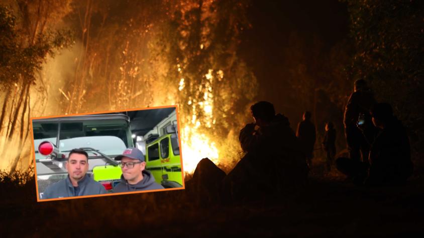 Conmovedor relato de bomberos que salvaron a bebés: "Pensé que iba a quedar en medio del fuego con la guagua"