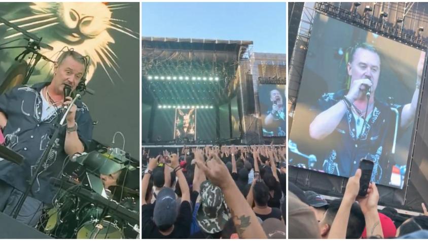 Mike Patton pidió un minuto de silencio por víctimas de los incendios del Biobío durante show en La Florida
