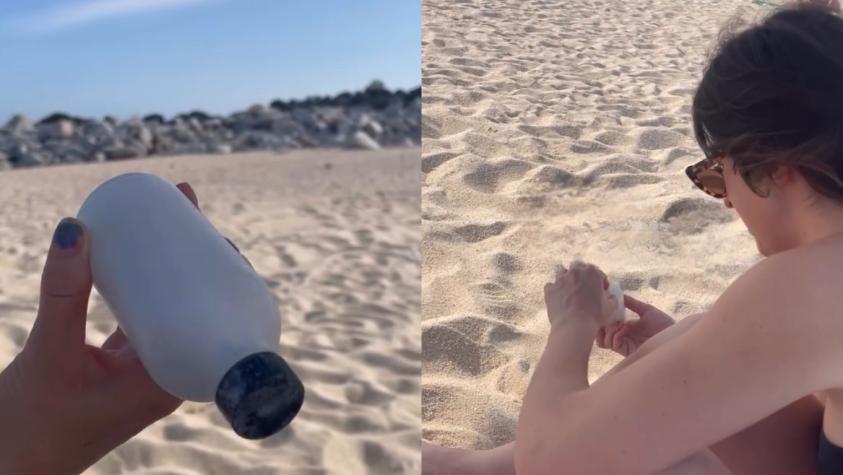 Amigas encontraron botella con mensaje en la playa: el contenido las dejó sin palabras