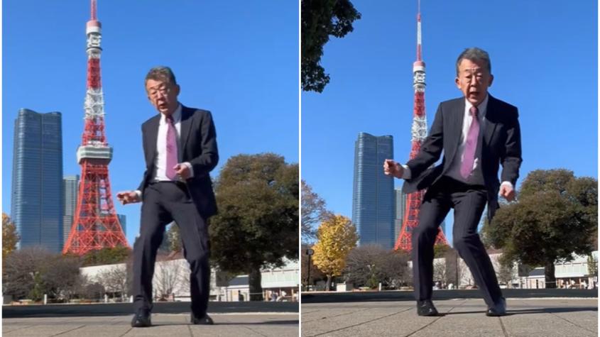 Japonés se vuelve viral bailando reconocido tema de Los Bunkers: "Nunca es demasiado tarde para empezar a bailar"