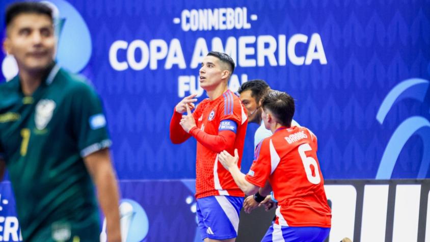 Bolivia 0-4 Chile: Goles, resumen, resultado y videos del partido de Copa América Futsal 2026