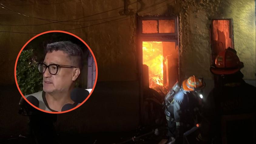 Incendio en cité de Santiago: Vecinos apuntan a incivilidades de domicilio "problemático"