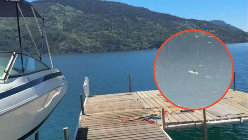 "Una mujer de espalda, entregada, con la guagua levantada...": Dramático rescate de familia que se ahogaba en el Lago Ranco